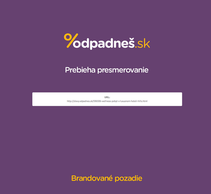 Presmerovanie branding