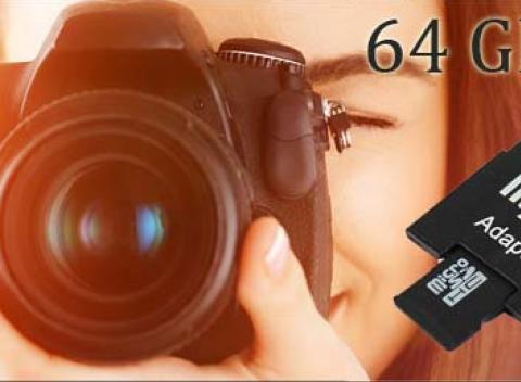 Pamäťová karta, ktorú len tak nezaplníte. Vďaka 64 GB MicroSD karte môžete mať v tablete, telefóne či foťáku plno aplikácii, fotiek, filmov.