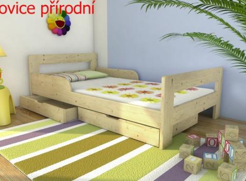 Zbohom postieľka a hurá riadna posteľ! Kvalitná detská postel z masívu navyše od českého výrobcu v rôznych veľkostiach a farbách.