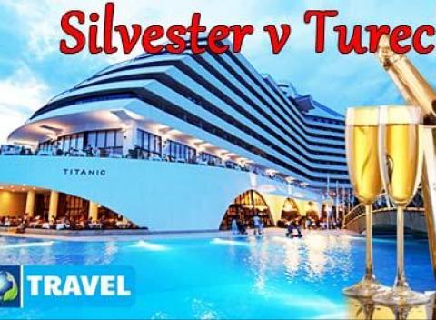8-dňový luxusný silvestrovský pobyt v Turecku v TITANIC LARA BEACH s all Inclusive, wellness aj silvestrovským gala večerom!