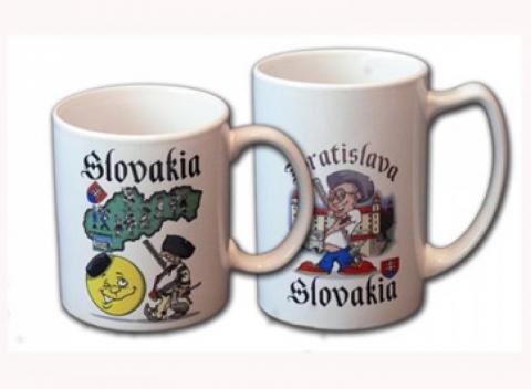 Biely hrnček s potlačou podľa vlastného výberu. Fantastická spomienka na dovolenku, či skvelý darček pre vašich blízkych. 