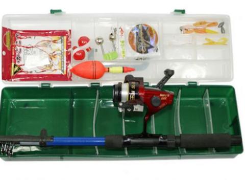 Ryby, rybky, rybičky – a hor sa na lov! Praktická sada rybárskych potrieb pre malých i veľkých rybárov. Sada je vhodná pre začiatočníkov.