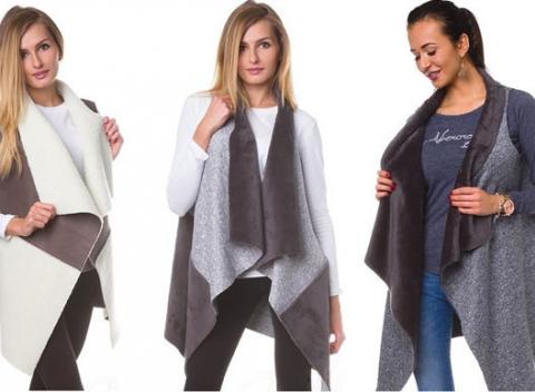 Elegantný dámsky kardigán alebo vesta. Príjemné mäkké, krásne vás zahrejú a ako bonus, budete vyzerať štýlovo, nech ste kdekoľvek.