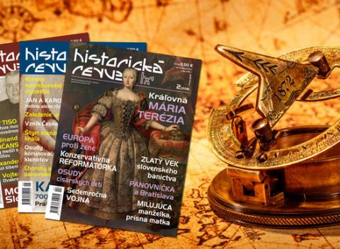 Objavujte históriu s predplatným časopisu Historická Revue. Jediný celofarebný slovenský mesačník o histórii a archeológii. 