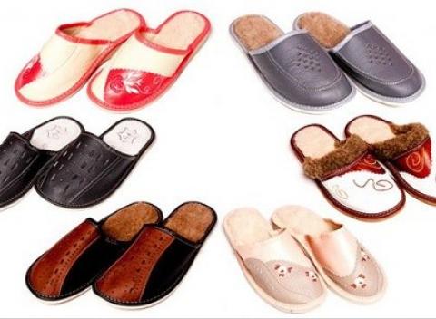 Dámske alebo pánske hrejivé papuče z ovčej vlny