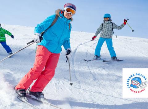 Skipass na 4 hodiny brázdenia svahov v lyžiarskom stredisku Jasenská dolina - Kašová! Vezmite rodinku, navoskujte lyže a hor sa na svah!