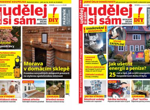 Ročné predplatné časopisu Udělej si sám! Predplatné pre všetkých domácich kutilov, s ktorým pôjde všetko od ruky.