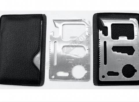 Karta prežitia - 11 nástrojov Skvelý pomocník pre všetkých z nerezovej ocele