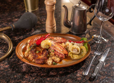 Furmánsky tanier v Grand Mothers Slovak Pub v Starom Meste