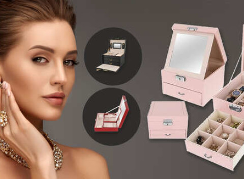 Šperkovnice s nadčasovým dizajnom pre dokonalý prehľad o vašich pokladoch.