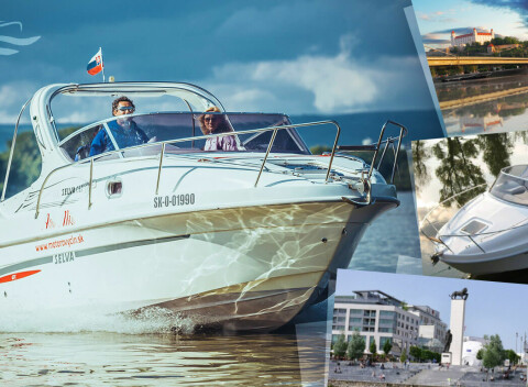 Plavba po Dunaji na motorovom člne pre 6 osôb. Nechoďte k Dunaju, plavte sa po Dunaji!