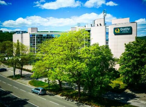 Pobyt na úrovni v hoteli Quality**** v Brne s 2 deťmi zdarma a zľavou do Aqualandu Moravia.