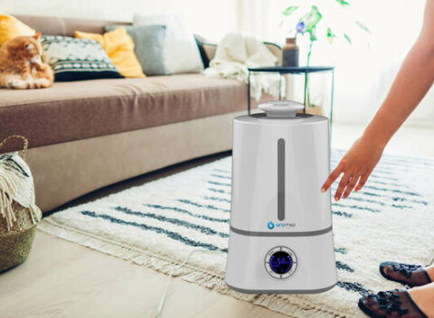 Multifunkčný zvlhčovač vzduchu ORO-2020 s uhlíkovým filtrom.