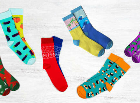Veselé ponožky plné farieb a zábavných motívov Tiammky, s ktorými sa nudiť nebudete.