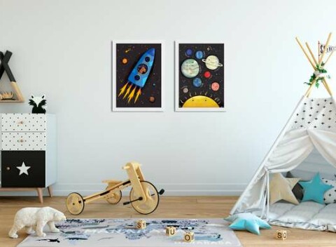 Krásne canvas obrazy a plagáty do každej detskej izby (17 typov).