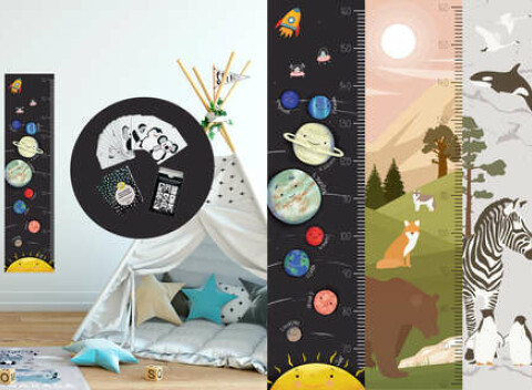 Rastúce metre pre dievčatá aj chlapcov (12 vzorov) a kontrastné kartičky pre šťastné bábätká.