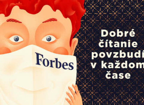 Ročné predplatné mesačníka Forbes + rúško ako darček,  - magazín úspešných, inšpirácia na celý rok.