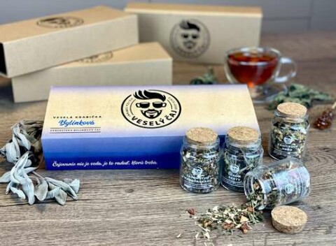 Veselé balenia sypaných čajov, obsahujú vitamín C a podporujú imunitu.