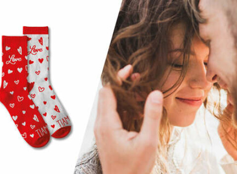 Limitovaná edícia ponožiek Láska od slovenskej značky Tiamma.