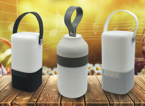 Multifunkčné LED svietidlo s Bluetooth reproduktorom 2v1 (doprava zdarma).