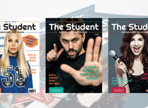 Ročné predplatné časopisu The Student - jediný celoslovenský študentský časopis, ktorý informuje, motivuje a vzdeláva.