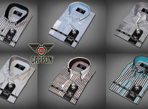 Moderné pánske košele s dlhým rukávom značky CAPPON. Pre všetkých mužov, ktorí majú radi ležérny vzhľad.