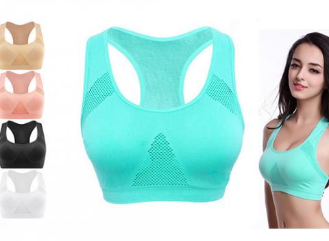 Čo potrebuje mať každá žena vo svojom šatníku? Predsa dobrú a pohodlnú podprsenku. Športové podprsenky v 5-tich farbách. 