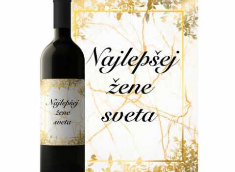 Darčekové vína pre mamu s etiketou podľa vášho výberu (8 typov).