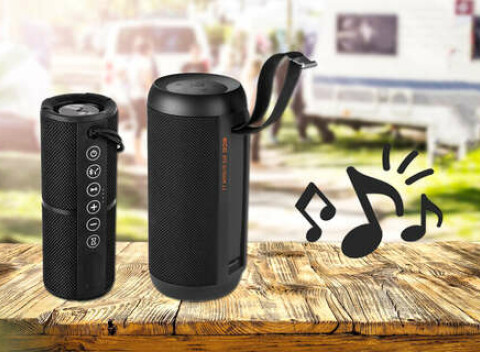 Bezdrôtový Bluetooth reproduktor ECG na 7 až 12 hodín hudby kdekoľvek.