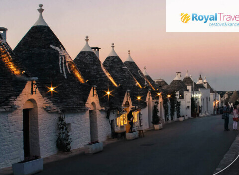 Apúlia: 4-dňový letecký zájazd do čarovného regiónu Talianska s odletom z Viedne.