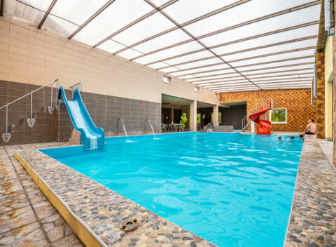 Penzión Kalinka len 5 minút pešo od obľúbených Termálov Malé Bielice.