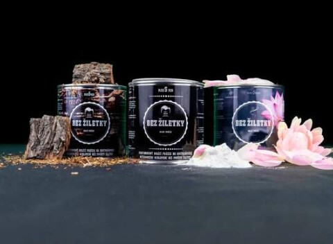 Špeciálne vyvinutý holiaci prášok určený na odstraňovanie nežiaduceho ochlpenia bez použitia žiletky.