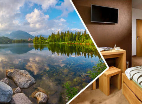 Vila Emma len 400 m od Štrbského plesa, s nádherným výhľadom na Tatry.