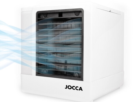 Ochladzovač vzduchu Jocca Cooler - vám súčasne ochladí, zvlhčí a vyčistí vzduch.