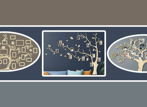 Drevené Rodostromy - originálne dekorácie do domu či bytu vyrobené na Slovensku.