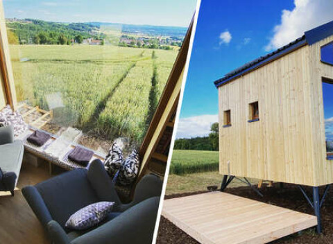 Pobyt uprostred prírody českej Vysočiny v glamping domčeku pre 4 osoby vrátane detí.