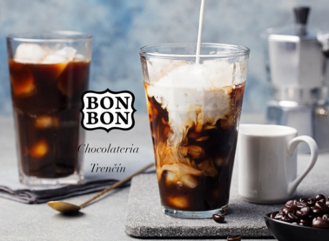 Mojito, Latté, čerstvý fresh alebo káva so zmrzlinou v BON BON Chocolateria.