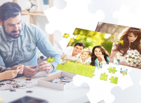 120-dielikové puzzle s vlastnou fotografiou - rodinná zábava pre malých aj veľkých.