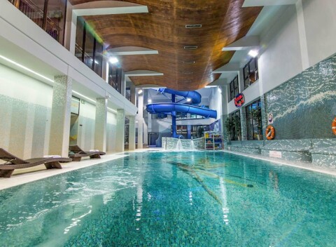 Poľsko len 3 km od hraníc so SR: Hotel Klimek SPA **** s aquaparkom a saunovým svetom + polpenzia.