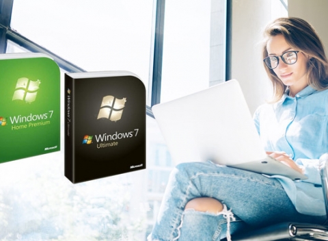 OEM Microsoft Windows 7 Home alebo Ultimate. Časovo neobmedzená licencia.