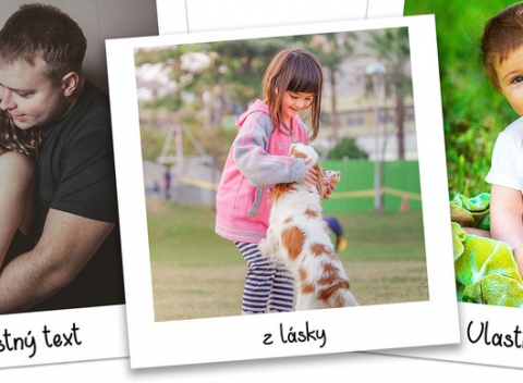Foto na plátne s vlastným textom. Pripomeňte si výnimočné chvíle a naplňte váš domov láskou.