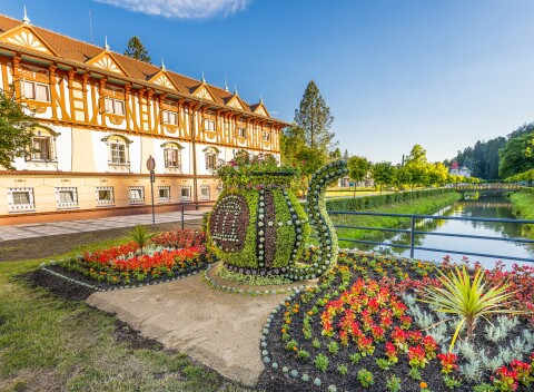 Luhačovice: Pobyt v Hoteli Jestřabí *** s 8 kúpeľnými procedúrami a polpenziou/plnou penziou