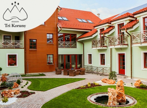 Pobyt v penzióne Tri Koruny v centre jedného z najmenších miest Slovenska v nádherných Pieninách.