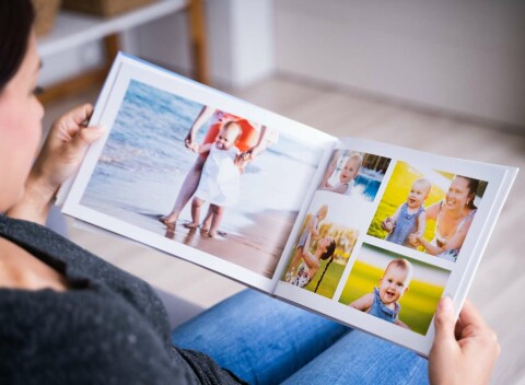 Kvalitná fotokniha z vašich najmilších fotografií (rôzne varianty).