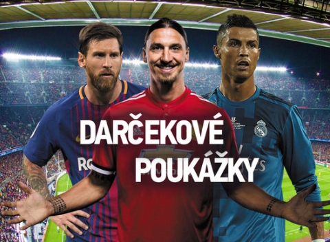 Darčekové poukážky na ľubovoľné futbalové zápasy prostredníctvom spoločnosti Futbalový Sen.