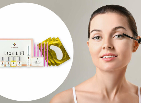 Domáca sada 2v1 na lash lifting mihalníc + lamináciu obočia.