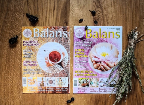 Ročné predplatné časopisu Balans plného energie a zdravého životného štýlu.