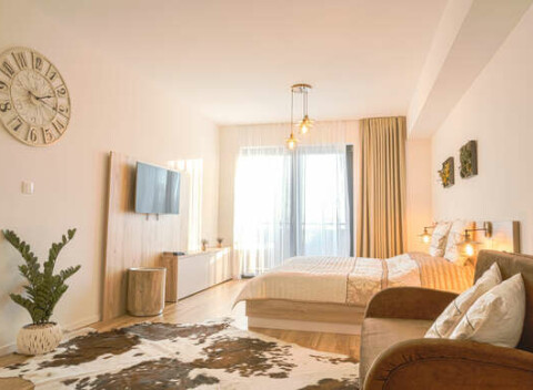 Apartmán 5.2, Armeria residence štýlové ubytovanie s výhľadom na Kráľovu hoľu.