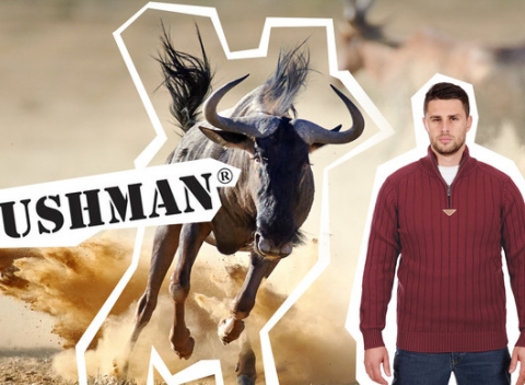 Pohodlné svetre značky BUSHMAN pre dámy a pánov v atraktívnom dizajne.