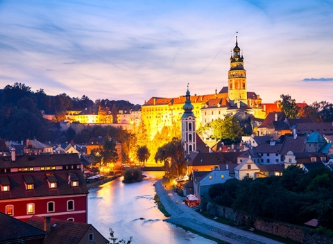 Luxusné ubytovanie v štýlovom 5* historickom hoteli v Českom Krumlove.